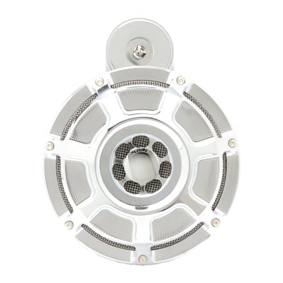Chrome plated finish. CNC machined from forged billet 6061-T6 aluminum. With 110 dB output, which is louder than stock. Diameter 150mm.
Note: Arlen Ness horns can be style matched to other Arlen Ness components like air cleaners, foot pegs, grips, gas caps, head lamps, etc.