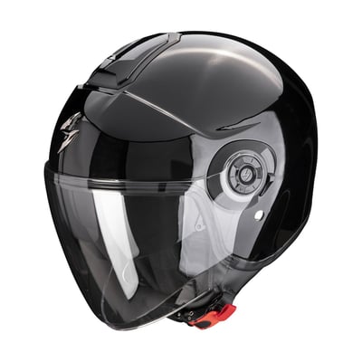 The Scorpion EXO-City was designed to offer a modern, protective, practical, and functional product for those riders that need more than just a normal jet helmet. The face shield is specially extended in length for serious wind blocking, and the internal drop down Speedview® sun visor protects the rider from excessive UV light and washable KwikWick®C liner will keep you comfortable and fresh with its moisture-wicking properties. The helmet is ECE R22.06 approved. 
