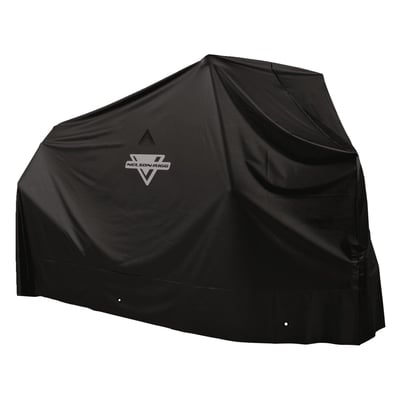 100% waterproof with all seams electronically heat sealed. Made from durable soft PVC. Fully ventilated using the exclusive 'Cool-Vent' System. Front and middle grommets for safety tie-down