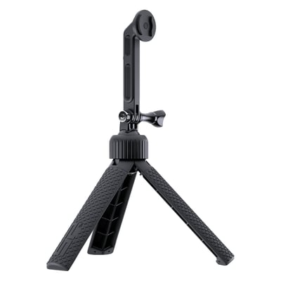 SPC+ phone mount case compatible. Allows professional photos and videos. Compatible with GoPro®. Lightweight and pocket-sized with magnetic tripod legs. Equipped with a 360° ball head to give a variety of options for the perfect perspective. Attaches to phone or GoPro® action camera to the tripod head with the patented 90 degree 'Twist to Lock' mount.
- Lightweight
- Pocket sized
- Professional photos and videos
- Magnetic tripod legs
- GoPro® compatible.
Includes:
- 1 × Tripod Grip
- 1 × Quickscrew
- 1 × MicroRail Landscape Link
- 1 × MicroRail Portrait Link