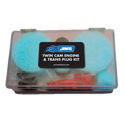 Used instead of rags. Provides enough plugs to fully seal all Twin Cam and transmission holes to prevent dirt and dust from entering while it is apart during a rebuild or repair.