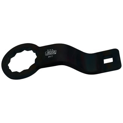 Used to access and make adjustments to the 45718-60 1-1/2" x 1.5 x 0.47" fork stem nut on Touring models, without removing the radio