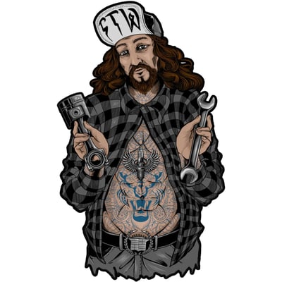 Everyone needs stickers, no explanation necessary! Put them on your bike, car, toolbox, fridge or where ever you like.