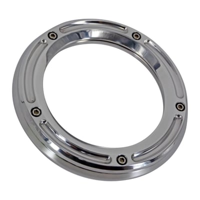 With a clear Lexan polycarbonate window to offer a direct look into the go-fast internals that you've installed, or going to install.
- See-through no-leak LEXAN window design 
- Compliments the Trask Assault series air cleaners and cam covers 
- Fits models with approx. 3.75" (9.5cm) bolt spacing