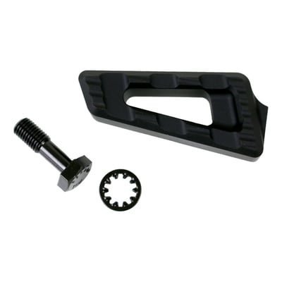 Black anodized. CNC machined aluminum. Style matching the Kodlin Track 951865 floorboards.