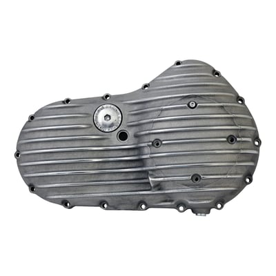 Cast aluminum for the right old-time look and the benefit of extra cooling ribs.

Note: 04-05 XL models require shifter shaft spacer 964918 for primary installation.