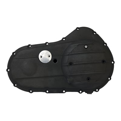 Cast aluminum primary cover, style-based on the original 1958 XLR cover. Instead of the stock stamped steel this EMD Trackster is precision cast and machined from aluminum with a foundry blasted finish, giving it a combination of classic flavors that could well be the pinnacle in retro design for your Sporty.

Note: 04-05 XL models require shifter shaft spacer 964918.