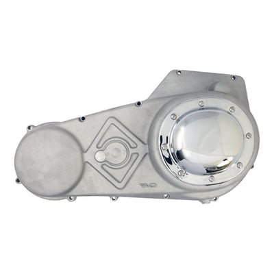 Raw cast aluminum primary cover, directly influenced by the early tin diamond primary covers, as used by Captain America & Billy in the 1969 Easy Riders motion picture, hence the name Billy Boy. The perfect match for your trip back in time. Re-use stock mounting hardware. Gaskets must be ordered separately.  

Note: A large diameter starter shaft bushing, for 89-93 models, is pre-installed. For 94-06 models the small diameter starter shaft bushing (950690/33446-94A) must be ordered separately and installed.