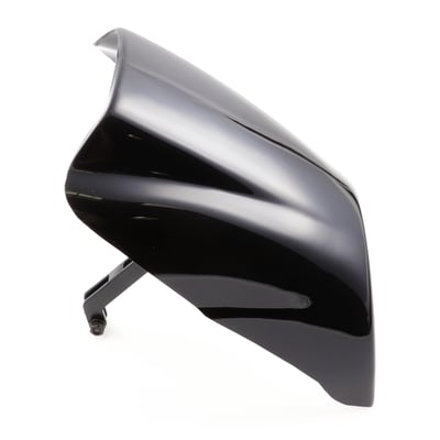 Unpainted gloss black finish. Works with the stock LED headlamp and stock instruments. No changes required. The mask simply installs to existing mounting points and installation requires no modifications. Adjustability of the headlamp remains like stock. The headlamp mask will move with the headlamp. 5-axis CNC machined ABS for a perfect fit. This comes with approval.Note: Check your local MCS dealer or the MCS sales department for exact type of approval and validity on bike model and years on the test report.