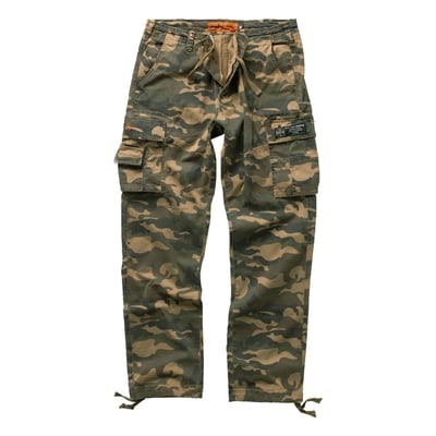 The WCC M-65 cargo pants are probably the best cargo pant WCC have made so far. Made of cotton and spandex to give it extra stretch and comfort while wearing. The pants come with YKK fly zipper, two side pocket with smaller pockets and buttons to close and size adjusters at the waist to get your size right. At the left pocket the WCC branding label and on the right is the Jesse James workwear icon logo embroidered. The pants are perfect for working outside in summer or just as a casual wear item. 