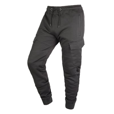 Enjoy every day with your motorcycle thanks to the Jogger II jeans of By City. They look like and have the fit of sports pants, but you will be completely protected thanks to its sports knit with high abrasion resistance and its removable protections. In addition to having the By City style. Features single layer of fabric, unlined, removable knee protections (adjustable to two heights) "Flexishock" certified EN1621-1: 2012 CE Level 2, four outer pockets and YKK® waterproof zip closure. The jogger is an approved product for motorcycle CE EN17092-3: 2020 Level AA.