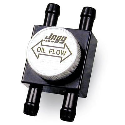 Manual operated thermostat bypass valve. The oil flow route will bypass the oil cooler to prevent over-cooling the engine oil. Simple in-oil line installation. 