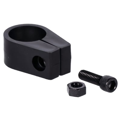 For mounting oil coolers firmly and also isolating from vibration. Can be used for mounting anything on tubular frames.