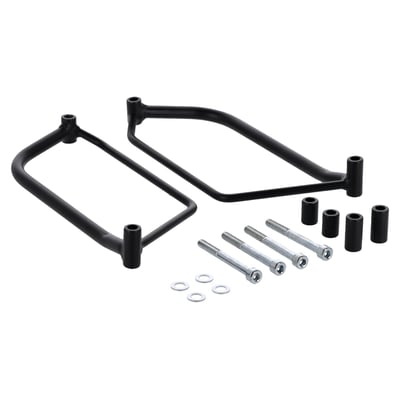 Mounting brackets for Longride saddlebags. Will fit the Longride Heritage Click-on saddlebags and the Longride model specific Iparex & leather saddlebags.