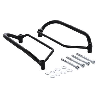Mounting brackets for Longride saddlebags. Will fit the Longride Heritage Click-on saddlebags and the Longride model specific Iparex & leather saddlebags.