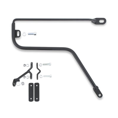 Mounting brackets for Longride saddlebags. Will fit the Longride Heritage Click-on saddlebags and the Longride model specific Iparex & leather saddlebags.