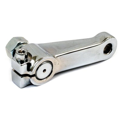 For 971505 mechanical siren. 
Support bracket for pedal for 58-85 Big Twin swingarms.