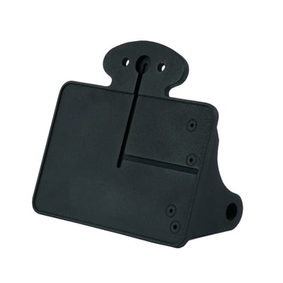 Black, with Cateye taillight, side mount, 1 inch axle, for european size 143 x 210 mm license plate