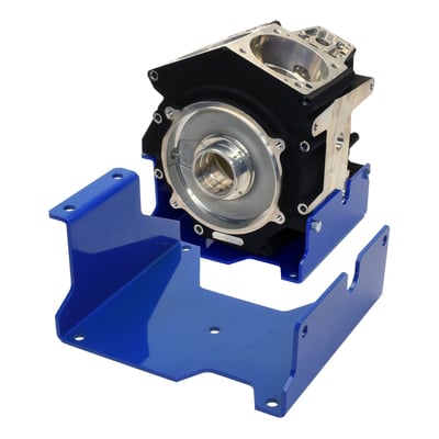 Steel stand with a tough powder coated finish. Takes the Twin Cam A engine (engine without balancers).