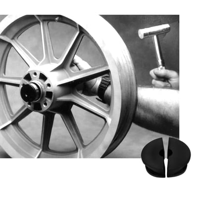 Used to remove & install wheel bearing and swingarm bearing races
Note: Used with 920542 JIMS driver handle