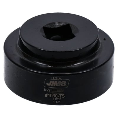 Installs and removes 23969-83 crank pin nut. Used when rebuilding flywheel assemblies. Machined flat at the receiving end and have a low profile with just adequate length for 100% nut to socket contact to prevent damage to socket or personal injury. Machined from 4130 chromoly steel and heat treated.