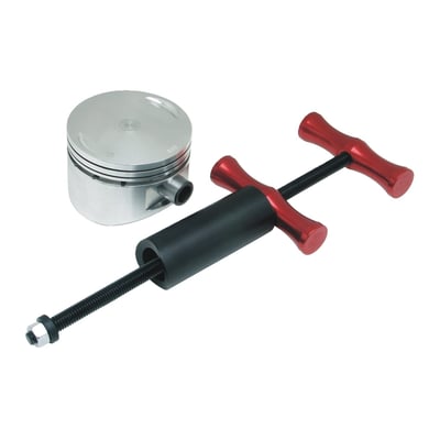 Removes and installs the wristpin in a controllable process with slide hammer action. No need to use force.