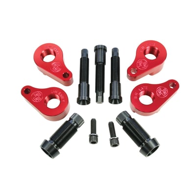 Used to align engine, transmission and swingarm with each other to the correct position.