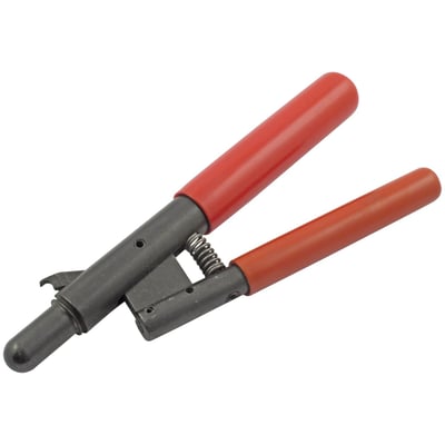 Removes wire type clips; 14mm nose dia.; 
Note: Not for use with forged pistons