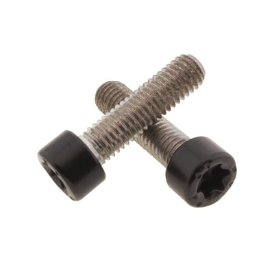 Matte black. Socket head (allen head). Stainless steel.