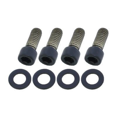 Matte black. Socket head (allen head) bolt kit for the tappet blocks. Stainless steel.