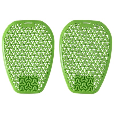 The Roeg RQ protectors offer safety while giving you the highest comfort possible. The pads are moulded out of TPU structure which is ultra flexible to adapt to every move but also posesses outstanding shock absorption capalities in case of a high velocity impact. The anatomically pre-curved shape combined with maximum flexibility gives you a perfect with without stiffness. Even slim fit cuts will not be bulged because of the low profile of the protectors. The open pattern increases the wearing comfort even further by allowing high ventilation for a perfectly regulated body temperature. Available for hip, shoulder, elbow and back. The protectors are EN 1621-1:2012 approved.