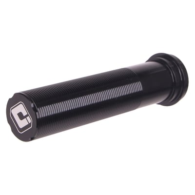 ODI calls it their 'Fusion Alloy Throttle tube'. When you require a new throttle sleeve, for instance when replacing the handlebar grips, this one can be used as a direct quality replacement for the original sleeve. Manufactured from heat treated 6061 aluminum with a black hard anodized finish. The super slick PTFE internal sleeve guarantees a virtually friction-free operating throttle. 
- Outside Diameter: 1.125" (28.6mm) designed to fit 1" O.D. Handlebars
- Grip area length:  5.125" (130mm)