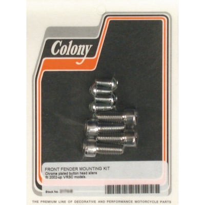 Chrome buttonhead, front