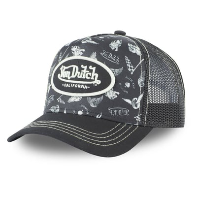 Von Dutch is an American fashion brand posthumously named after Kenny Howard, a.k.a. "Von Dutch", an American motorcycle mechanic, artist and pinstriper. We have some nice shirts, sweats, hoodies, t-shirts and caps in our collection. All produced of cotton or a mix of cotton and elastane. So make up your mind and choose or just buy them all!