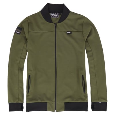 The Roeg Frits track jacket is the perfect choice for anyone who loves to stay active and stylish. This jacket is made from breathable and durable fabric that keeps you comfortable and cool. The Roeg track jacket features a zip-up front, a stand-up collar, and two side pockets. The Roeg logo is embroidered on the chest, adding a touch of flair. Whether you're go out for a ride or just hanging out, the Roeg track jacket will make you look and feel great.