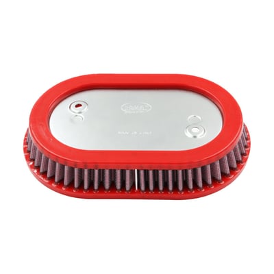 The Red Filter'. As used in Formula 1, Le Mans, Moto GP and World Superbike. Designed as an direct replacement, no hassle fit, upgrade for the OEM paper air filters. Manufactured with a metallic mesh which contains multiple cotton layers of oiled filtration material. This allows improved air flow, sufficient for stock to all-out performance applications. To further help prevent small impurities enter the engine filtration oil is used to create a 'sticky' barrier which allows air flow but helps retains small particles up to 7 micron. All filters are precision made and continuously checked during production for the highest obtainable quality. Filters are washable and reuseable. EU made.