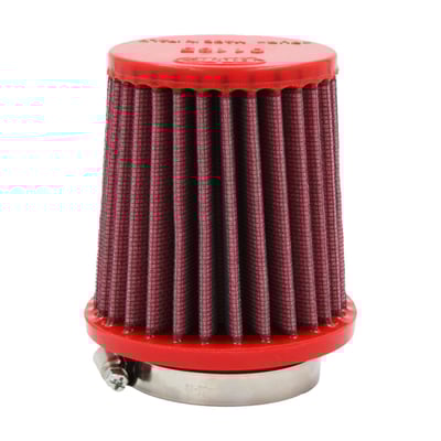 The Red Filter'. As used in Formula 1, Le Mans, Moto GP and World Superbike. Designed as an direct replacement, no hassle fit, upgrade for the OEM paper air filters. Manufactured with a metallic mesh which contains multiple cotton layers of oiled filtration material. This allows improved air flow, sufficient for stock to all-out performance applications. To further help prevent small impurities enter the engine filtration oil is used to create a 'sticky' barrier which allows air flow but helps retains small particles up to 7 micron. All filters are precision made and continuously checked during production for the highest obtainable quality. Filters are washable and reuseable. EU made.