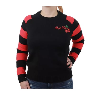 Elevate your style with the Rusty Piston Women's Sweater – a perfect blend of chic and comfort! Crafted from an exquisite material, this sweater feels as good as it looks. The Rusty Pistons leather patch on the bottom hem adds a touch of sophistication, while the captivating Rusty Pistons embroidery on the chest and the large emblem on the back scream enthusiasm for the open road. Detailed with ribbed knit on the sleeves and bottom hem, this sweater provides a snug and stylish fit. It's not just clothing; it's a statement of passion. Embrace the spirit of Rusty Pistons and let your style roar with this must-have women's sweater!