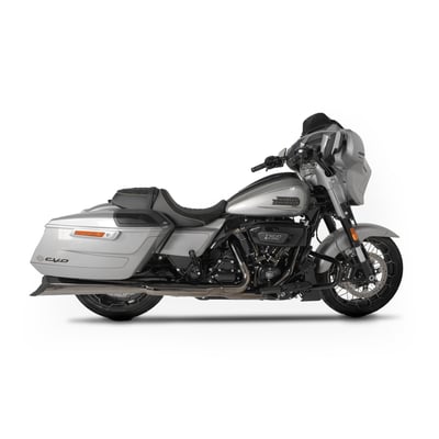 ZARD silencers for Harley-Davidson CVO are an innovative and distinctive choice to enhance the looks and performance of your motorbike. These two silencers are made from stainless steel, in a limited edition like the bike for which they were designed, with a black chrome finish that blends harmoniously with the stock header.
ZARD exhausts for CVO are also a perfect choice for all those who want to give their motorbike a deep and unmistakable sound - the authentic ZARD sound!
Black chromed stainless steel slip-ons
Black aluminium end cap billet from solid
OEM exhaust weight: 5 kg
ZARD exhaust weight: 3.8 kg