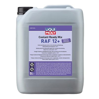 Language label D-GB-I-E-P.
Premixed product based on ethylene glycol. Antifreeze that does not contain amines, nitrites, phosphates, borates or silicates and offers outstanding protection against frost, corrosion and overheating thanks to its OAT inhibitor package specially developed for modern aluminum high-performance engines. Safe for year-round operation.
- Ready for use
- Based on ethylene glycol with inhibitors
- Excellent corrosion protection
- Outstanding for aluminum high-performance engines
- Provides outstanding protection against overheating
- Contains no amines, borates, nitrites, phosphates or silicates
- Excellent cleaning effect
- Color: Red
- Frost protection < -20 °C