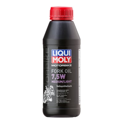 Full synthetic damping fluid for telescopic forks and shock absorbers. Prevents the formation of foam and the hardening of seals. Offers good corrosion and wear protection for long and reliable damping.
Note: Language label in D-GB-I-E-P.
Note: It is advised to follow the instructions of the suspension manufacturer in regards to viscosity and fluid volume requirements.
- Exceptionally sensible responsiveness
- Lasting corrosion protection
- Anti-foam dopes
- Increased riding safety
- High wear resistance
- Prevents oil seals from swelling