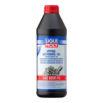 Language label D-GB-I-E-P.
API GL4/GL5 mineral hypoid gear oil with extremely high performance reserves. Excellent ageing stability. Even under the most difficult conditions and during large temperature fluctuations, it ensures flawless aggregate functioning. Minimizes wear. Outstanding viscosity temperature behavior. Enables long oil change intervals. Specifically developed for use in commercial vehicles. Universal use TDL oil (Total Drive Line) for shift, auxiliary and differential transmissions without limited-slip differentials.
- high pressure-absorption capability
- excellent resistance to aging
- does not attack common sealing materials
- smooth gear shifting
- reduces running noise
- universal application
- mixable with all mineral and synthetic tranmission oils
- Approval API GL4,API GL5,API MT-1,MAN 341 Typ E2,MAN 341 Typ Z2,MAN 342 Typ M2,MIL-L 2105 D,MIL-PRF 2105 E,ZF approval number ZF001323,ZF TE-ML 02B,ZF TE-ML 05A,ZF TE-ML 12L,ZF TE-ML 12M,ZF TE-ML 16B,ZF TE-ML 17H,ZF TE-ML 19B,ZF TE-ML 21A