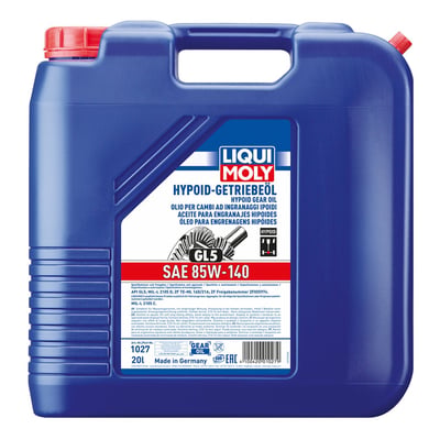 Language label D-GB-I-E-P.
API GL 5 mineral-based low-viscosity hypoid gear oil / transmission oil. For heavy-duty motor vehicle transmissions, particularly with Hypoid gearing for which an API GL 5 type gear oil is specified. Even under the most difficult conditions and during large temperature fluctuations, it will ensure flawless mechanical component operation. Greatest lubrication security and maximum wear protection are achieved through its large viscosity bandwidth. Reduces transmission noise.
- approval API GL5 • MIL-L 2105 D • ZF TE-ML 16D • ZF TE-ML 21A • ZF approval number ZF005974
- excellent resistance to aging
- reduces running noise
- high pressure-absorption capability
- does not attack common sealing materials
- excellent low temperature behavior
- minimizes wear
- high viscosity
- mixable with all mineral and synthetic gear oils