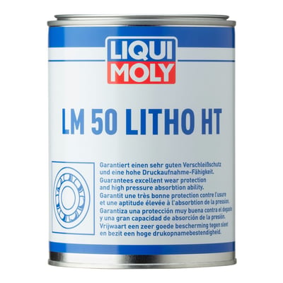 Used to lubricate high-load bearing plain and roller bearings such as wheel bearings or greased industrial transmissions. General purpose non-liquifying, water-resistant, oxidation and corrosion resistant, high-performance lithium complex soap grease. Guarantees a very high standard of wear protection and a high load-carrying capacity.
- Labeling according to DIN 51502 KP2N-30
- Operating temperature range: –30 °C to +140 °C. Short periods up to +180 °C
- good corrosion protection
- highest load-carrying capacity
- optimum stability to aging
- friction and wear reducing
- universal applications