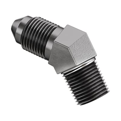 Highly polished stainless steel, to female hose end