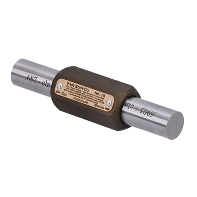 No. 15: For cam bushings in cam cover. 
Dual end gauge pin, one side is a Go other side is No-Go gauge. Used to check if the tolerance of the bushing/bearing is within spec, or that a replacement is in order. For a quality job without guesswork. 