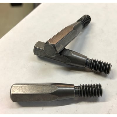 Used to align oil pump to the cam support plate. Helps reduce oil pump scavenging inefficiency due to oil pump misalignment. 
Also used to align tappet blocks on L76-99 B.T. models so lifters run true on the camshaft. 
Sold in a 3-pack, so you can align 3 holes of a lifter block, put in the first screw, and replace each alignment screw with the other mounting screws one by one until the lifter block is fully installed. 
- 1/4-20 threaded 
- Nitro-carburized heat treatment means these tools will last forever 
- 100% made in USA 