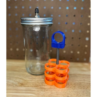 Used to pre-bleed the hydraulic units, to help prevent valve train damage after initial engine start due to incomplete bled tappets. Simply load lifters in basket, set in vacuum jar, top with clean engine oil, tighten lid and apply vacuum such as a brake bleeder and watch all the air bubbles float away. Includes basket, jar and lid. 