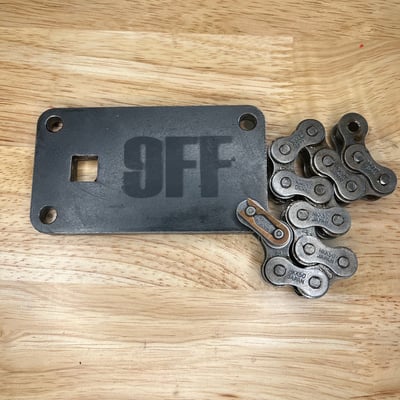 For rear 530 chain driven bikes. Used to lock the main drive gear and sprocket and allows proper torquing and removal of the sprocket nut, without using the uncontrollable force of an impact wrench. 
