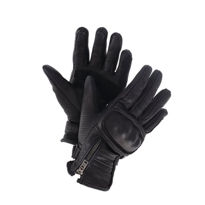 The Adina gloves from John Doe, the ultimate choice for anyone looking for a reliable and versatile motorcycle glove. This glove not only offers first-class protection, but also outstanding comfort for long rides. With durable material and an ergonomic fit, the Adina glove offers a secure grip and optimum freedom of movement. The reinforced knuckle and palm areas offer additional protection, while ventilation slits ensure pleasant air circulation. Whether you're out and about in the city or going on adventurous tours, the Adina glove is your reliable companion on every ride. Discover the quality and functionality of the Adina glove from John Doe today and experience an incomparable riding experience.

• CE certification: EN13594:2015
• Full grain goatskin construction
• Adjustable wrist strap closure
• Elastic wrist
• Touchscreen compatibility
• Ergonomic pre-curved fit
• Flex knuckles with padded knuckle armor
• Reinforced padded palm
• Perforated leather for breathability
• John Doe brand logo